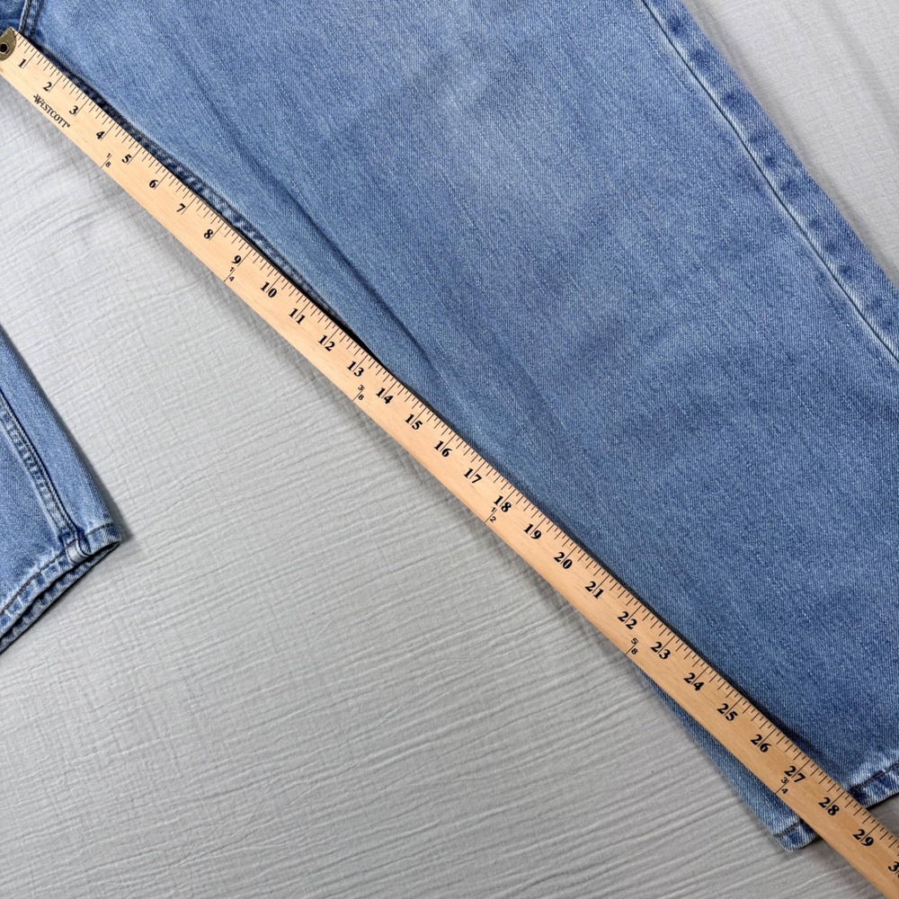 Y2K‎ Levis 505 Jeans Mens 42x30 (38x28) Light Wash Blue Denim Straight Relaxed - Picture 5 of 8
